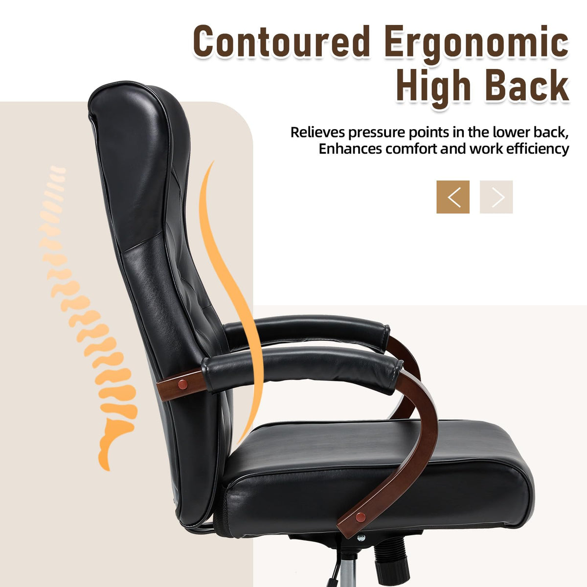 HOMREST executive office chair vintage gallery