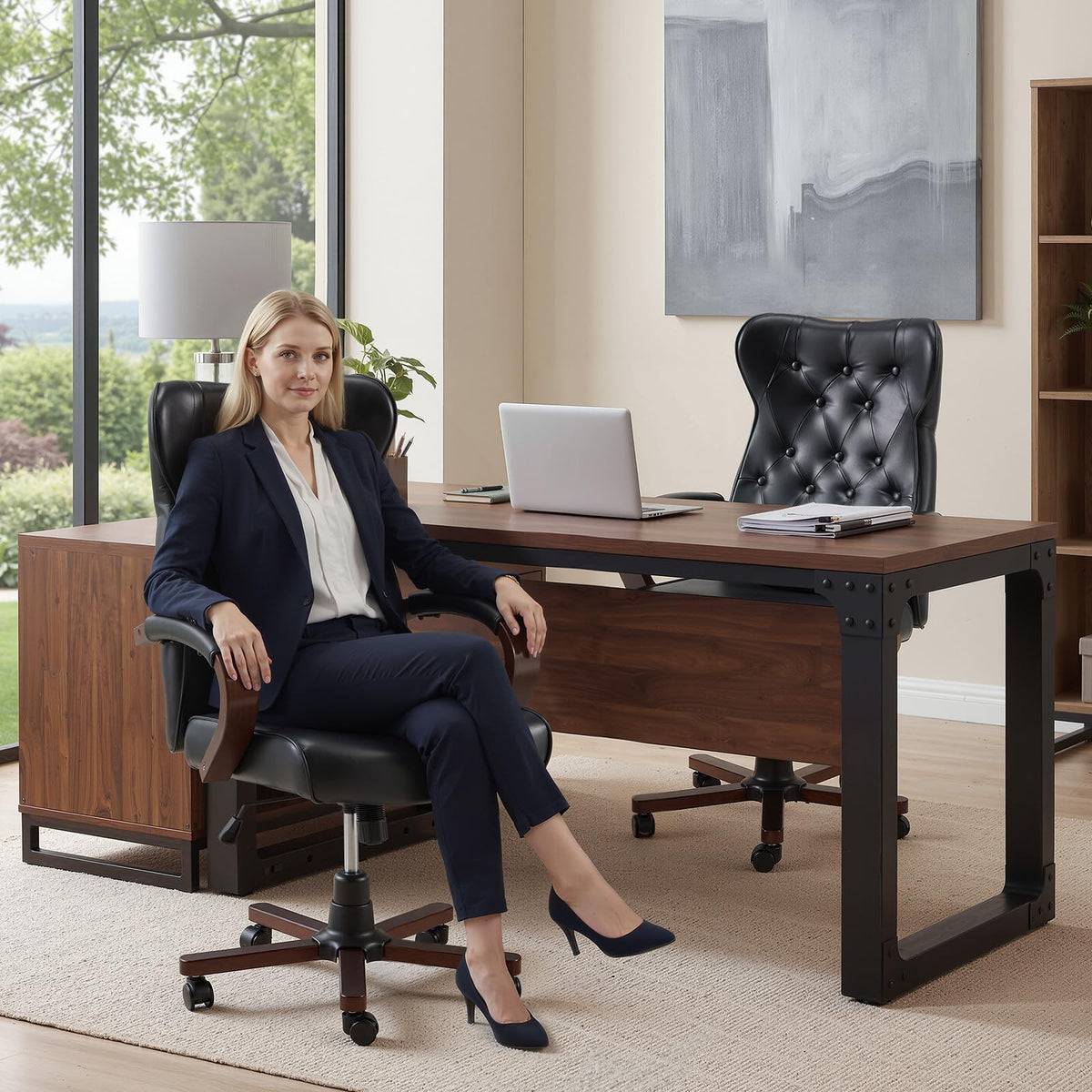HOMREST executive office chair vintage gallery