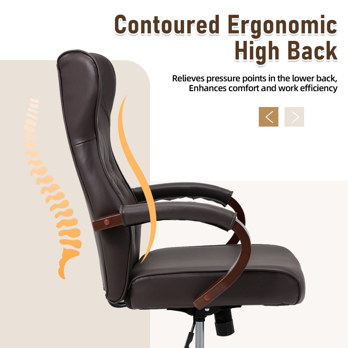 HOMREST executive office chair vintage gallery