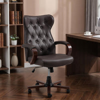 Wood Armrest Brown