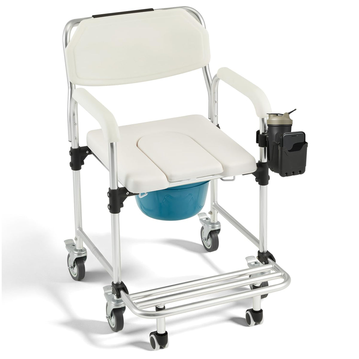 HOMREST rolling shower wheelchair - view 1