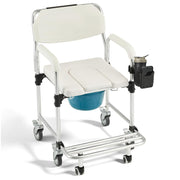 HOMREST rolling shower wheelchair - view 1