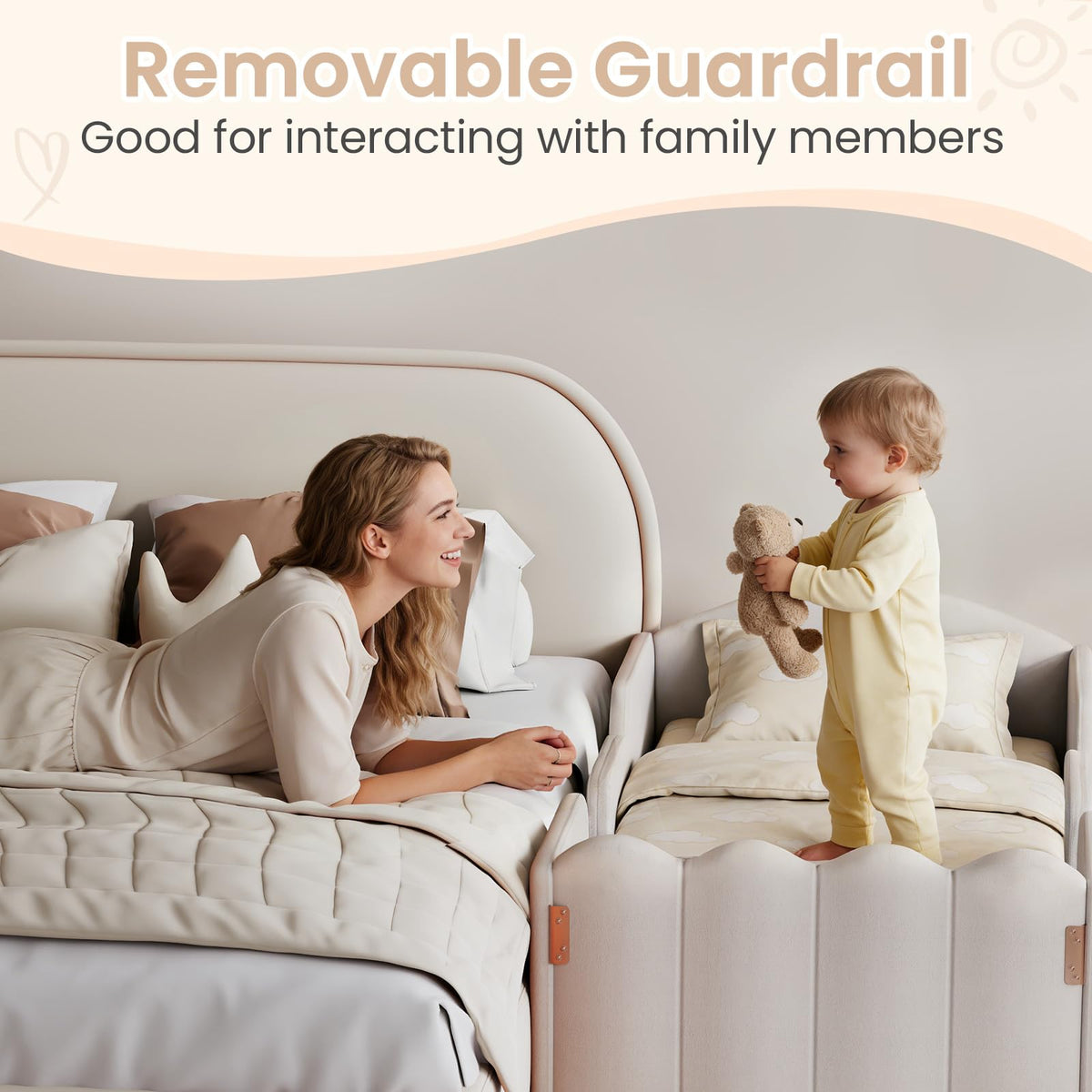 HOMREST toddler bed reinforced 10 gallery