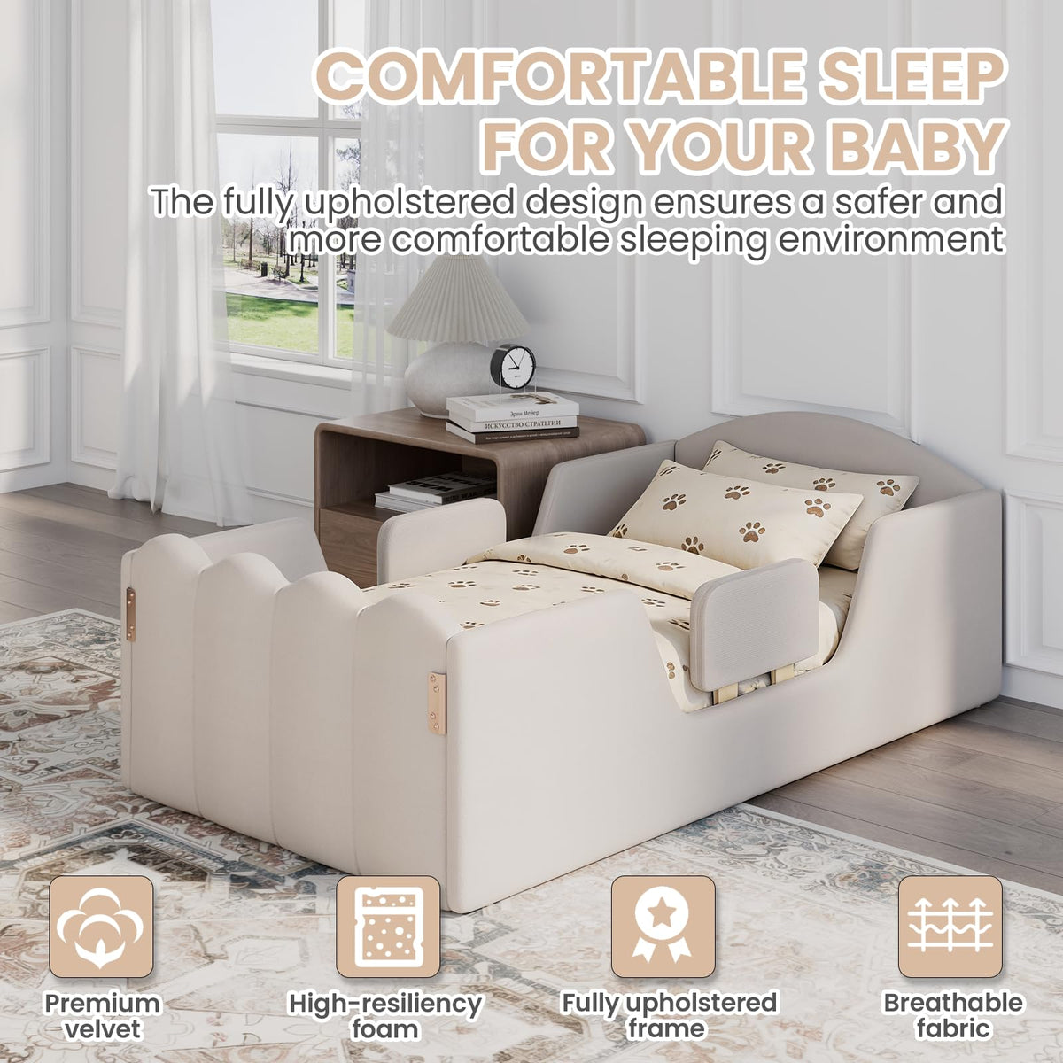 HOMREST toddler bed reinforced 10 gallery