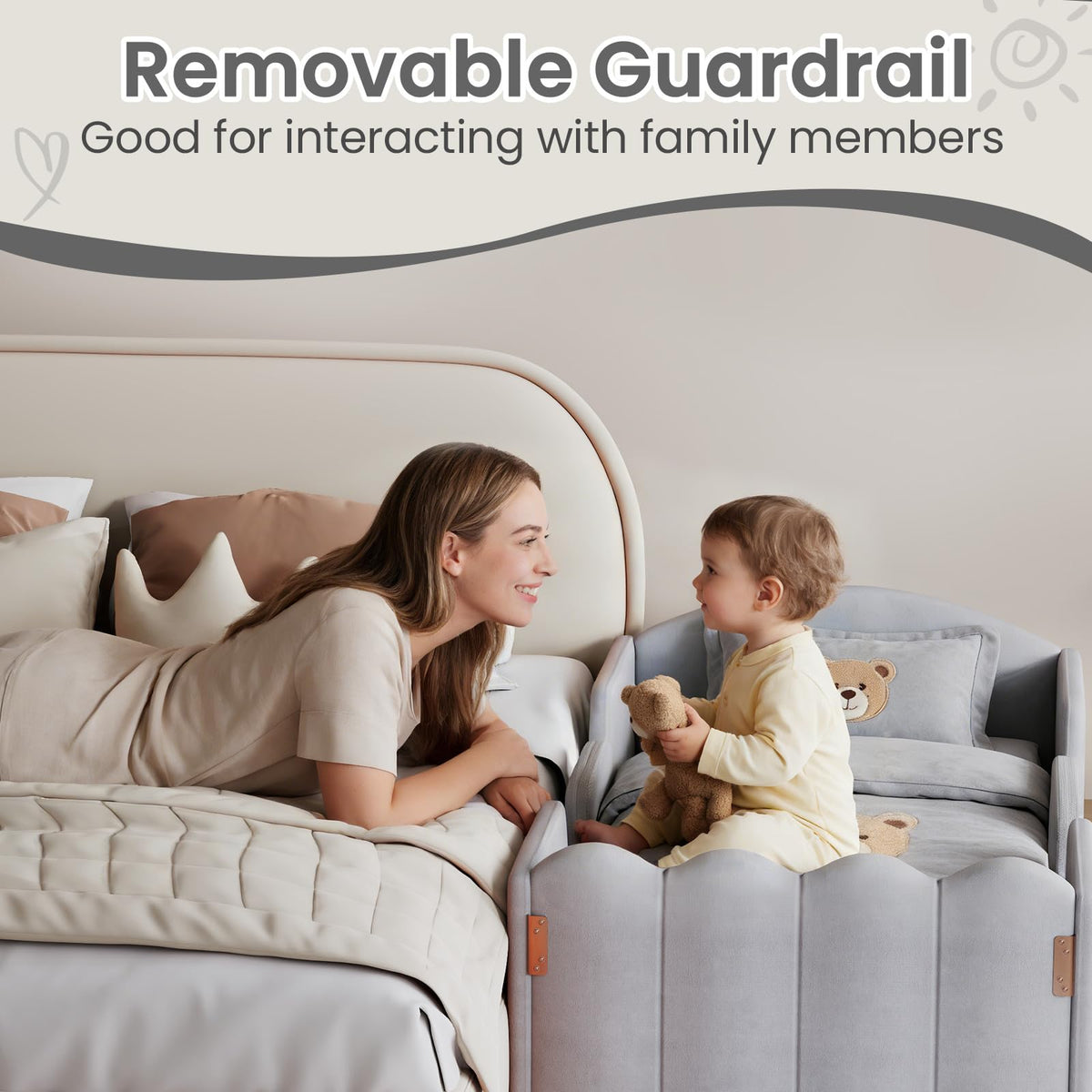 HOMREST toddler bed reinforced 10 gallery