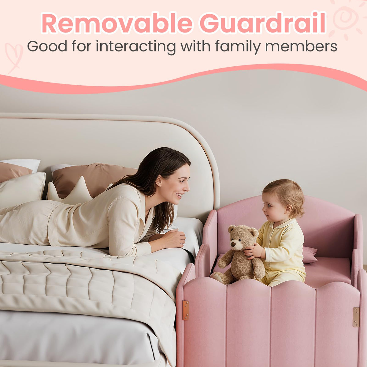 HOMREST toddler bed reinforced 10 gallery