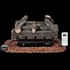 HOMREST 24 inch ventless fireplace logs product image 3