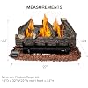 HOMREST 27 inch propane fireplace logs product image 4