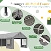 HOMREST 12x24 gray heavy duty carport product image 5
