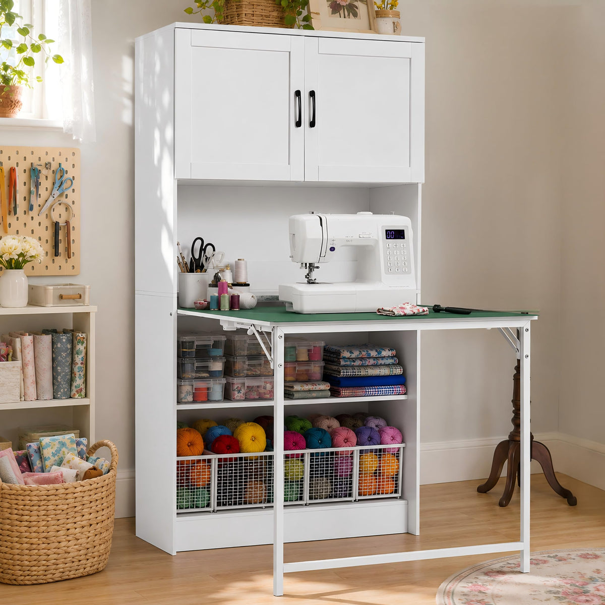 HOMREST foldable sewing craft table main