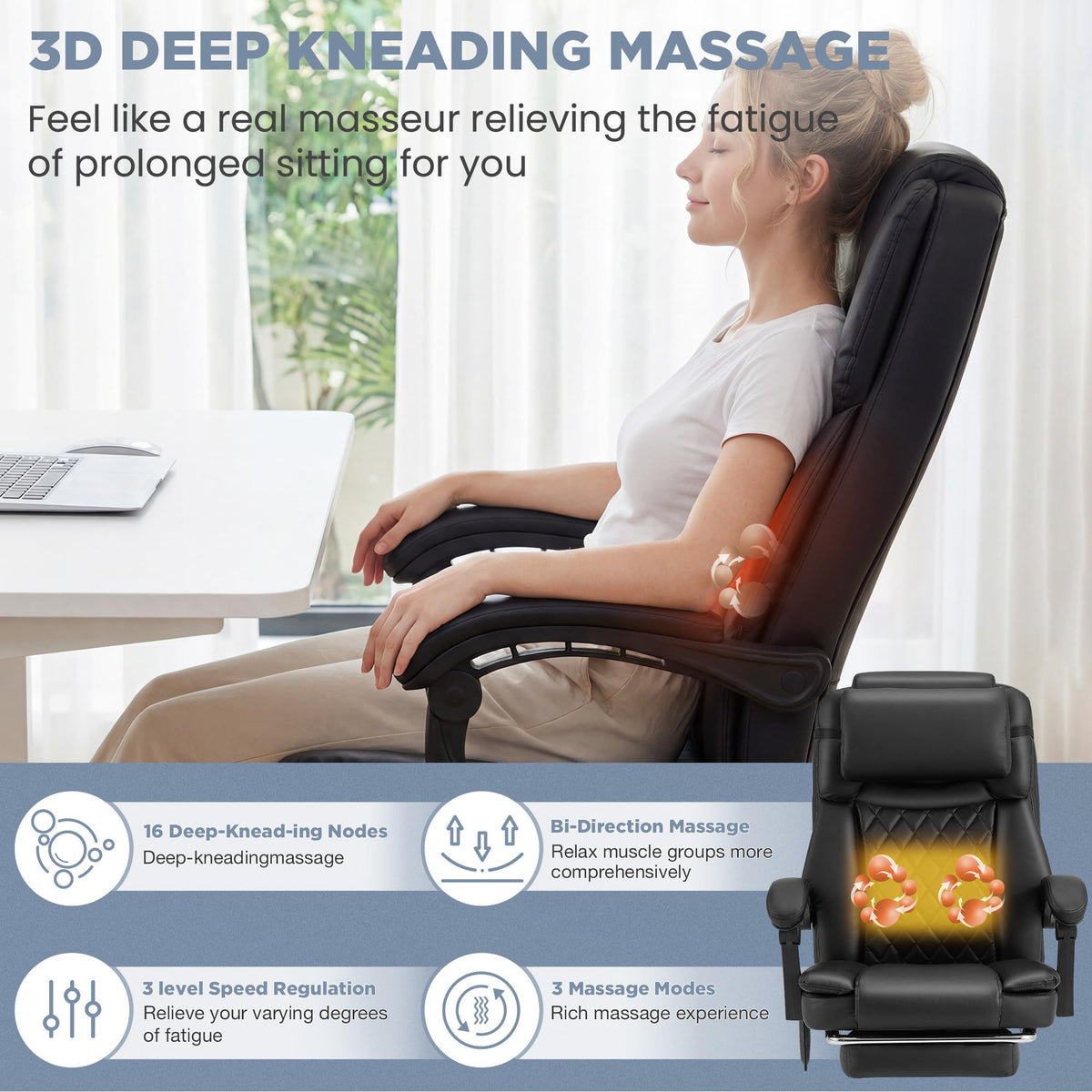 HOMREST 3d kneading massage office gallery