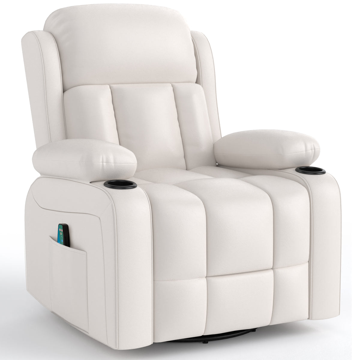 White massage recliner product image 1