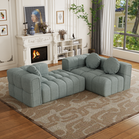 Right side recliner<br/>Blue Gray