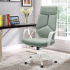 Ergonomic Office Chair Height Adjustable with Swivel Rolling, Green
