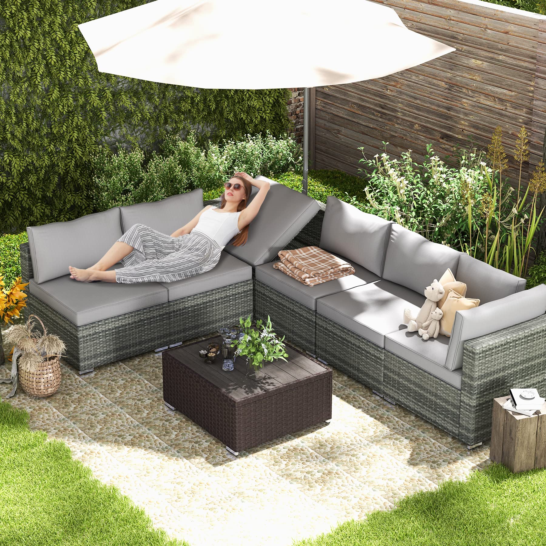 Homrest patio conversation set clearance