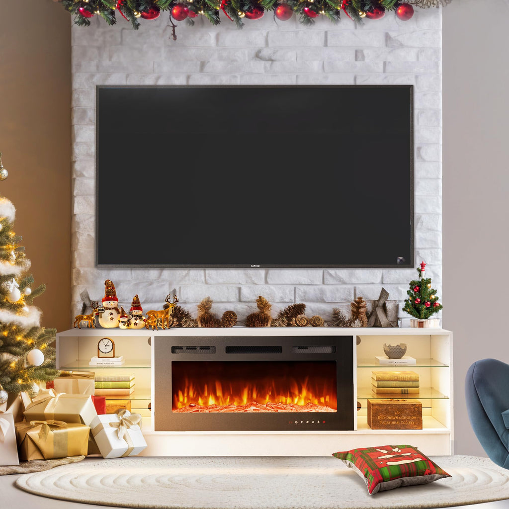 contemporary-fireplace-tv-stand