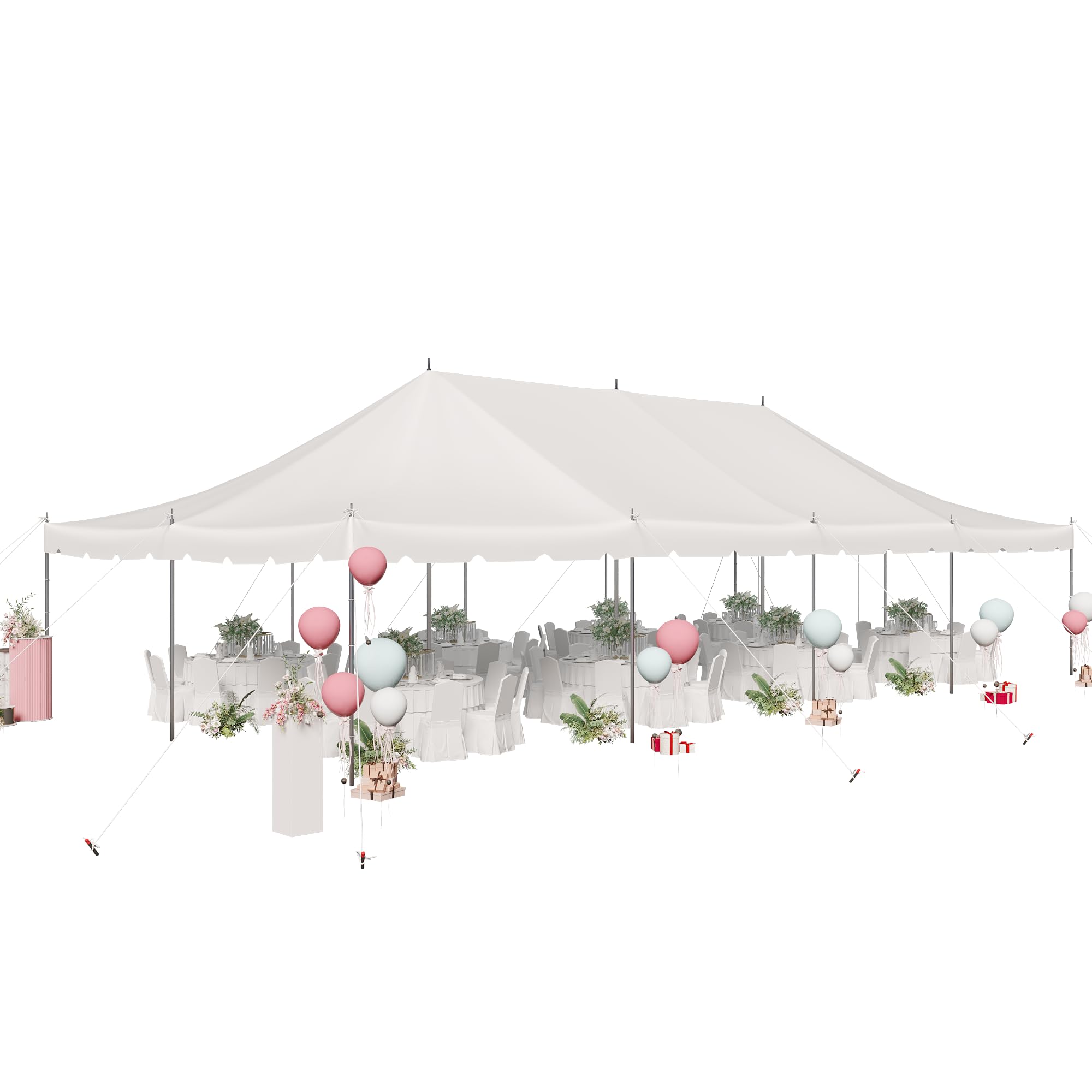HOMREST 20x40 Large Canopy Tent