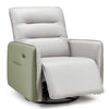 Homrest Power Recliner Chair Swivel Glider with Rock & Massage, Type-C Charge & Side Pockets (Gray)