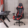 Homrest Racing Gaming Chair Faux Leather Chair Swivel Office Chair, Red