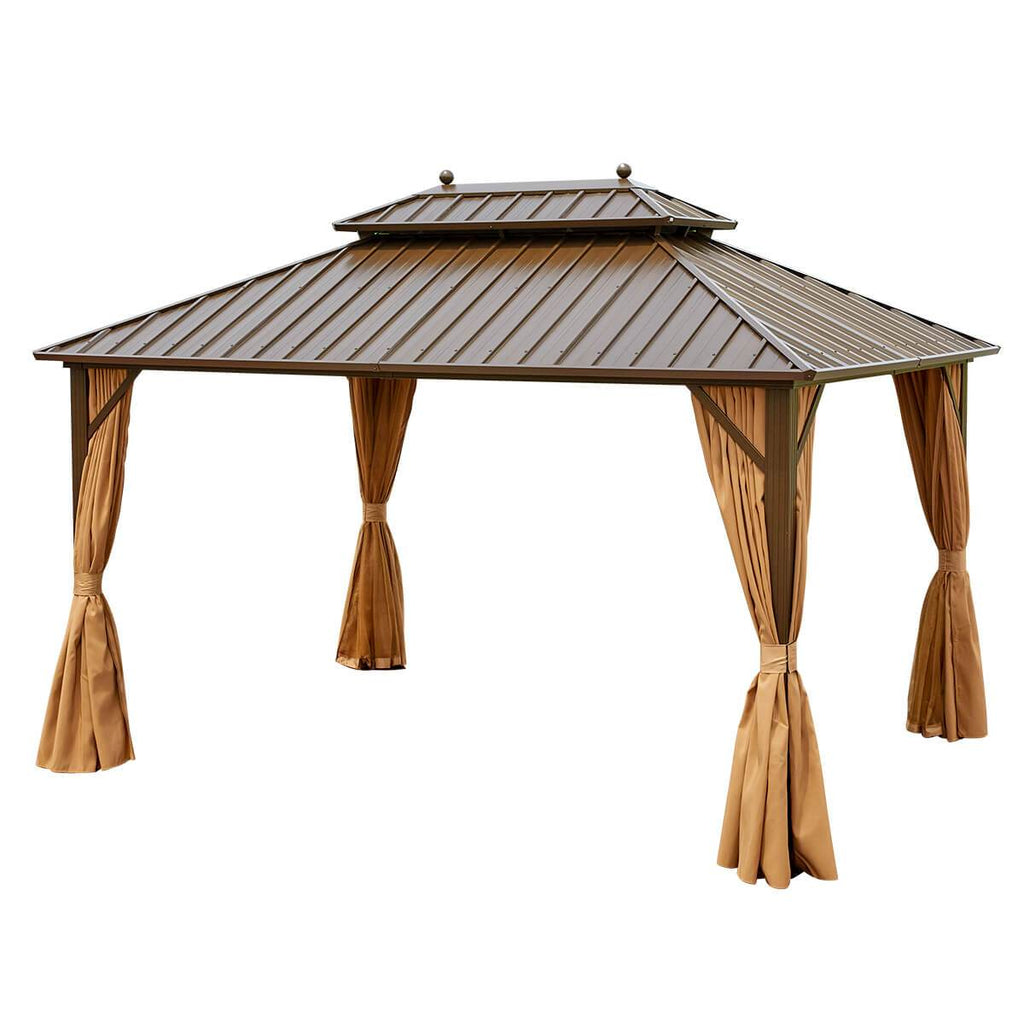 10'x13' Hardtop Gazebo Galvanized Steel Gazebo