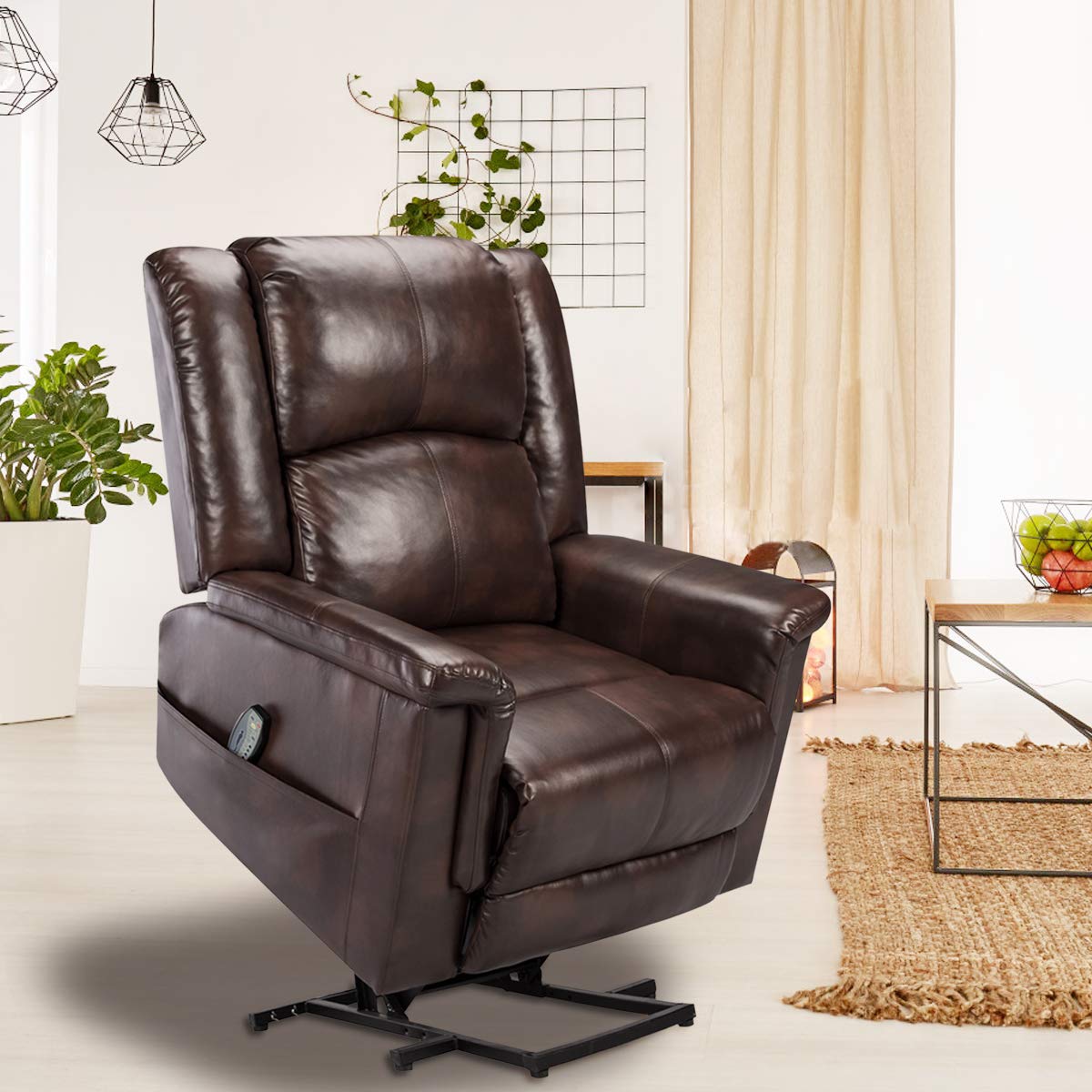 Power Lift Chair Luxury Brown - BOX B