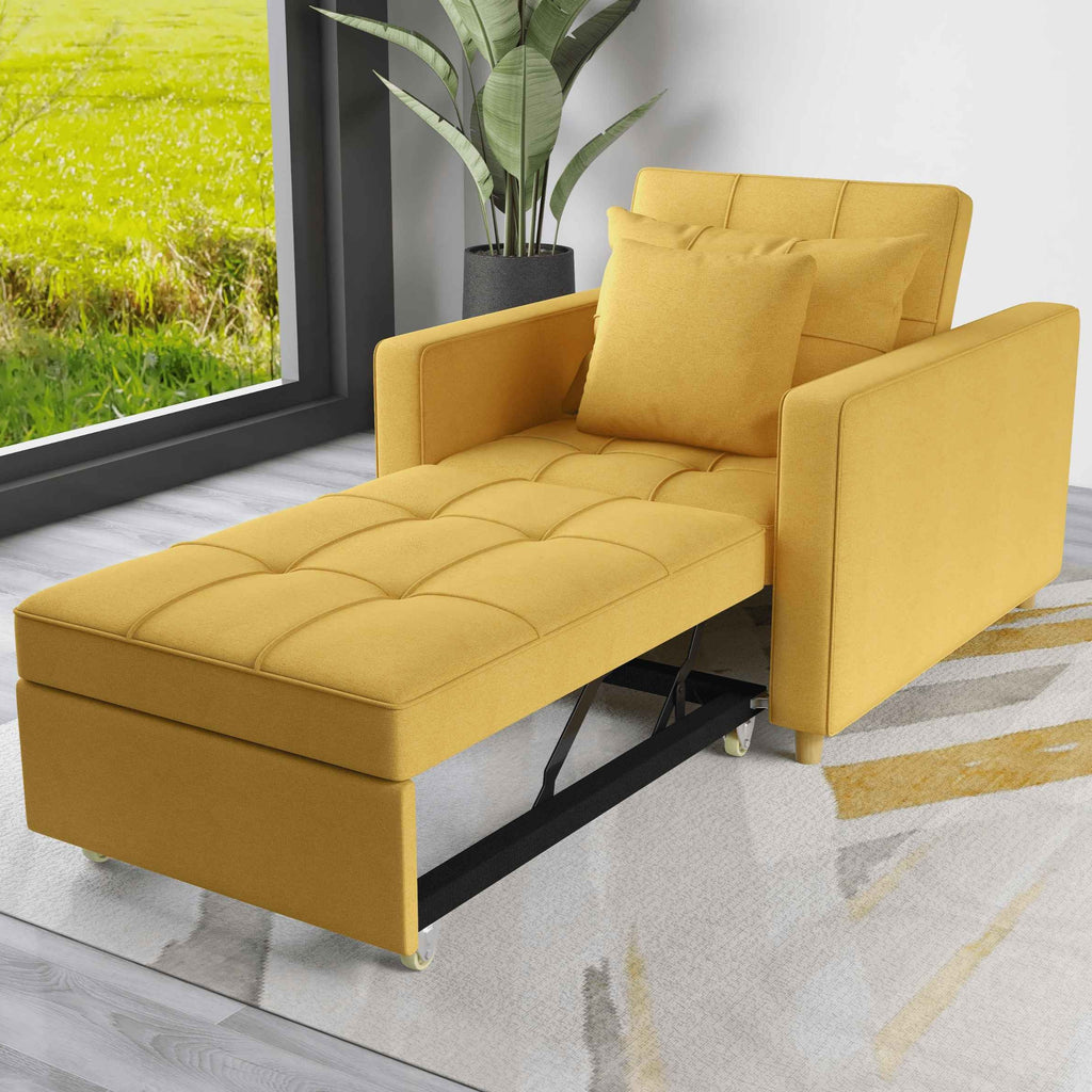 Homrest Set of 2 Sofa Bed 3in1 Convertible Recliner Chair