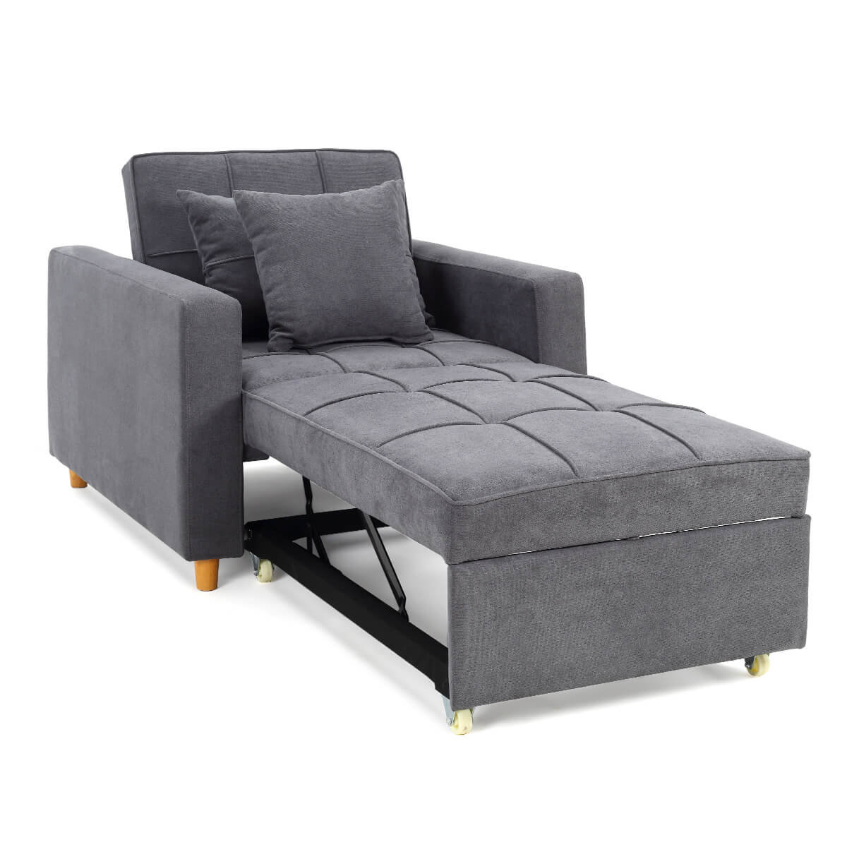 Homrest multi-functional sofa bed, gray