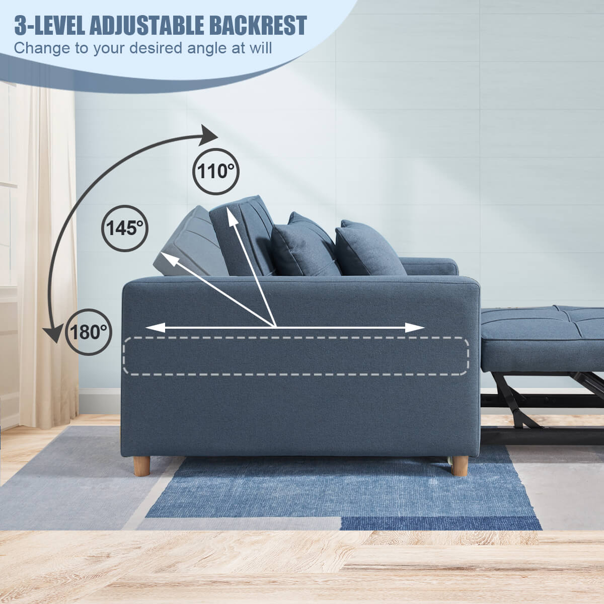 Homrest living room sofa clearance