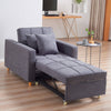 Homrest sofa bed 3-in-1 convertible chair for living room, gray