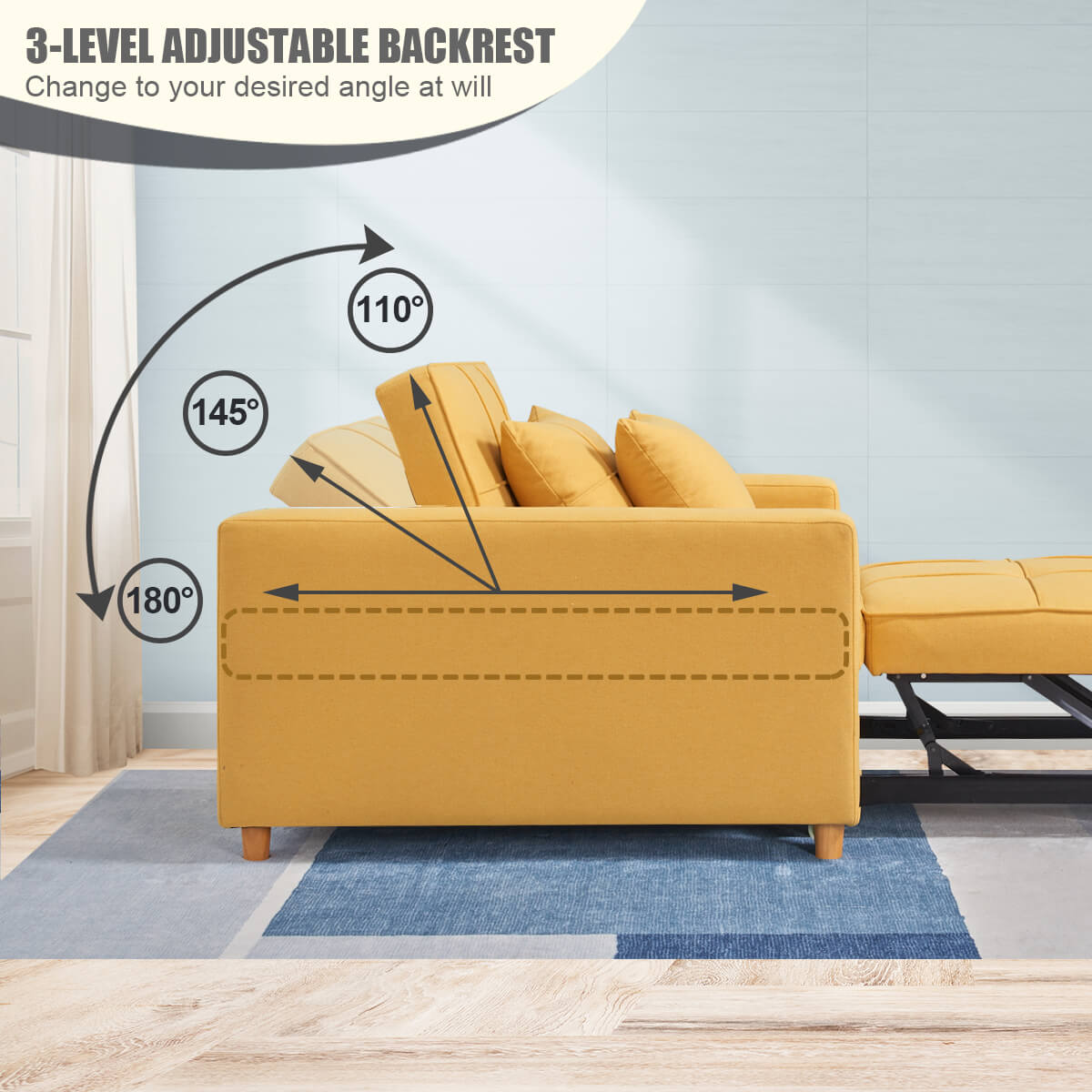 Homrest multi-functional sofa bed