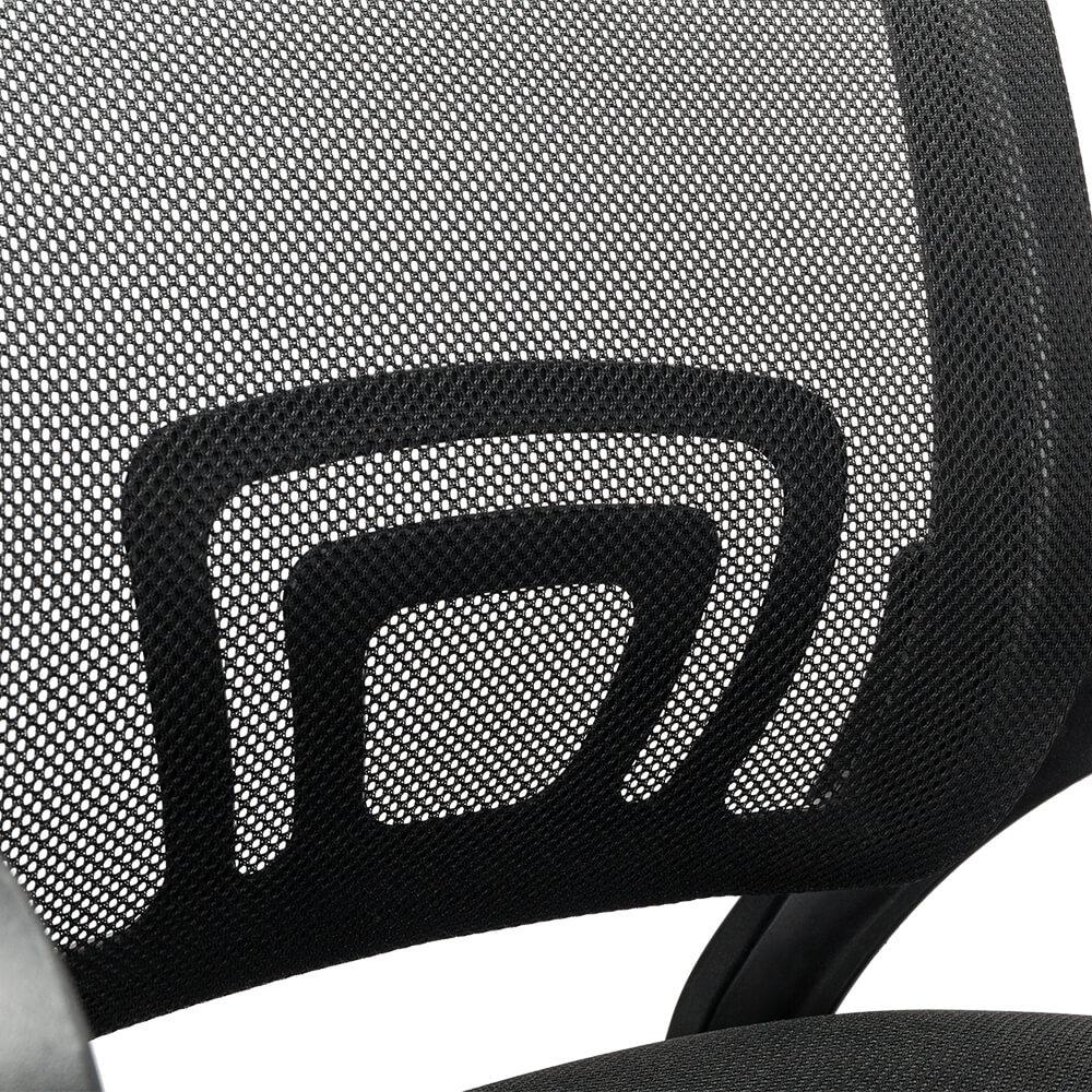 Mesh Back Gas Lift Adjustable Office Swivel Chair Black