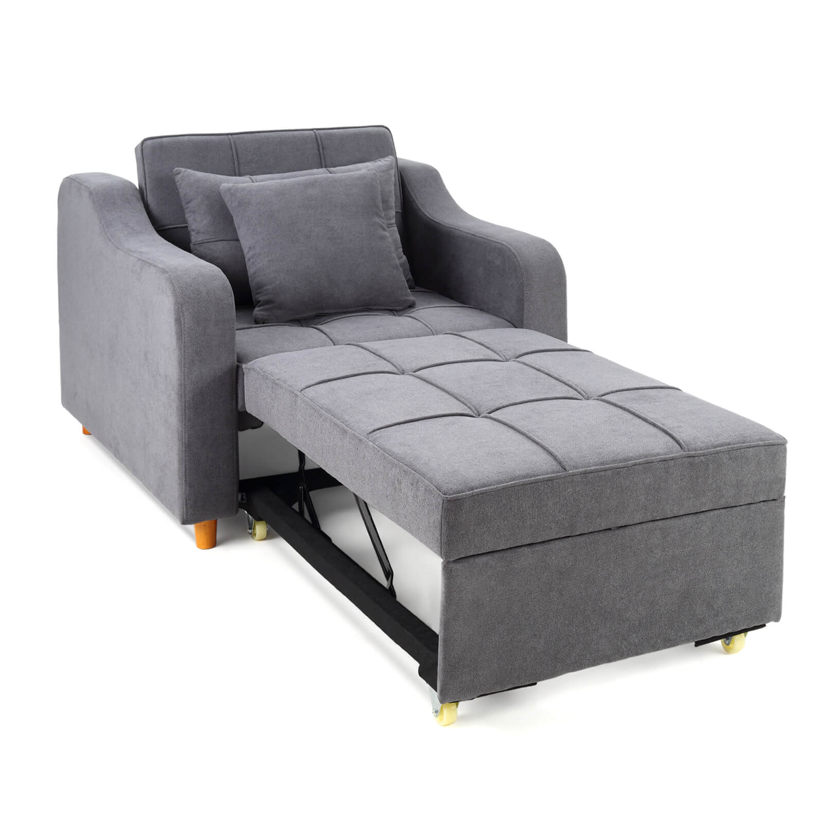 Homrest living room sofa bed, dark gray