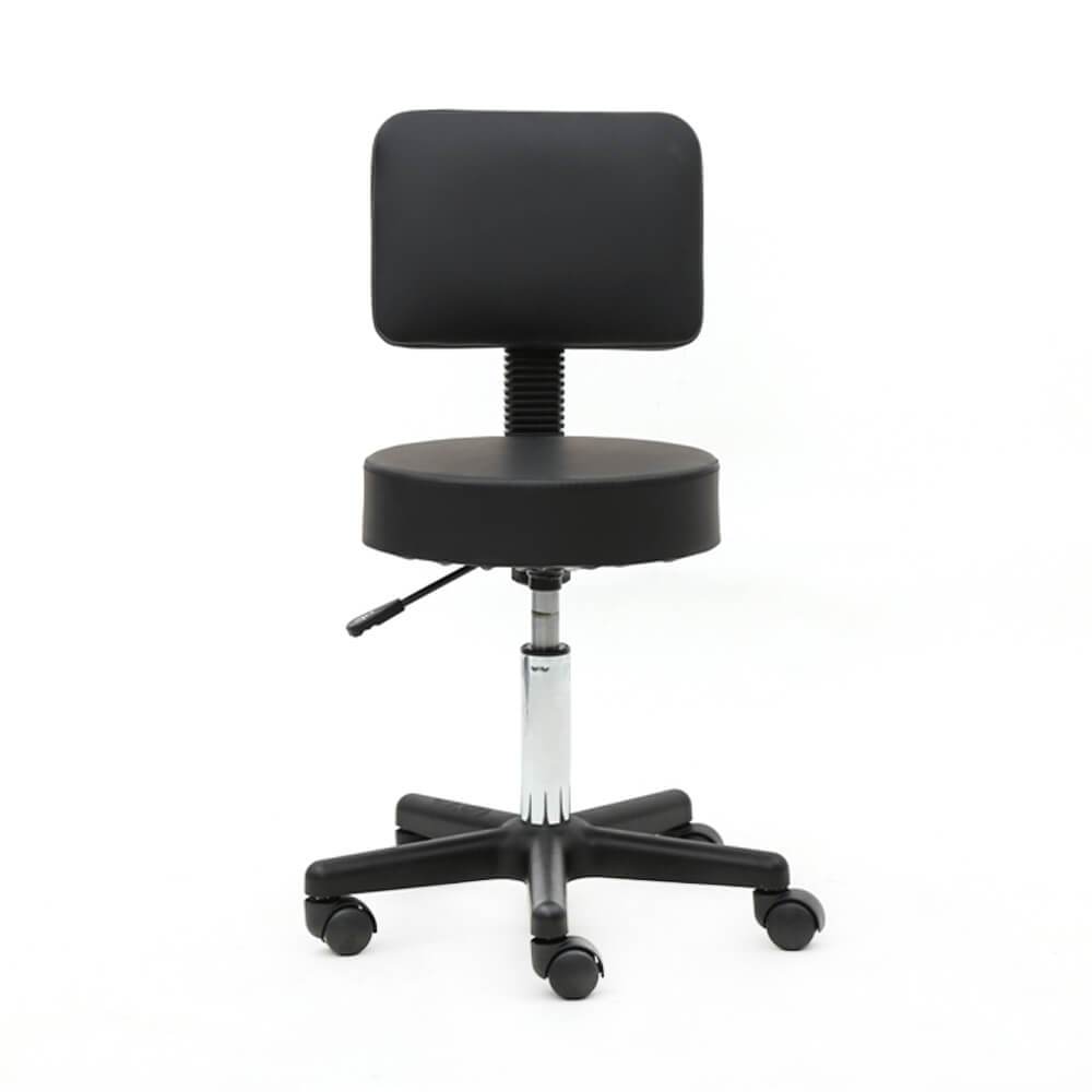 Homrest Adjustable Hydraulic Rolling Swivel Salon Stool Chair Black