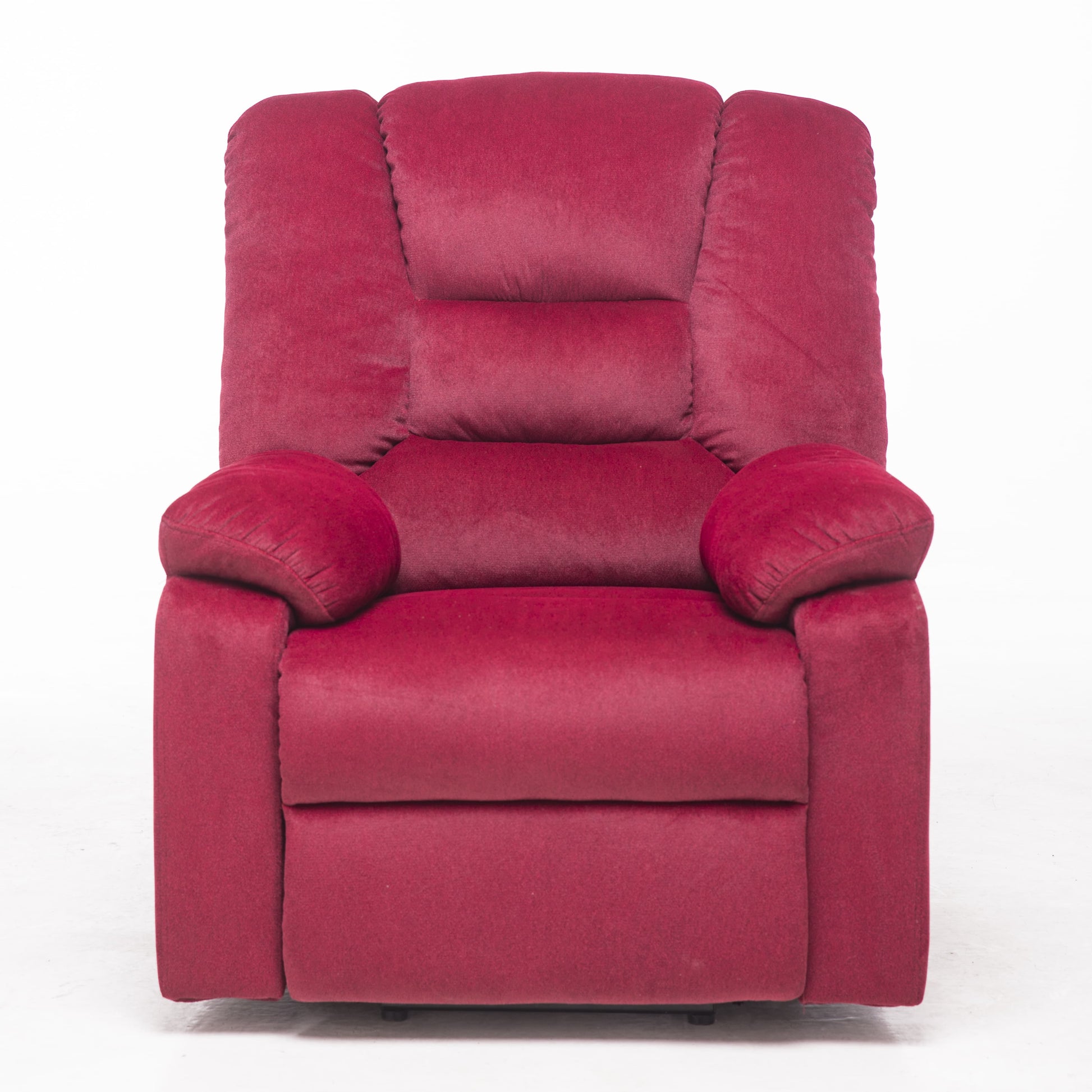  Power Lift Microfiber Electric Recliner Chair for Elderly with Side Pockets, Remote Control Living Room Chair (Red) | Homrest Furniture