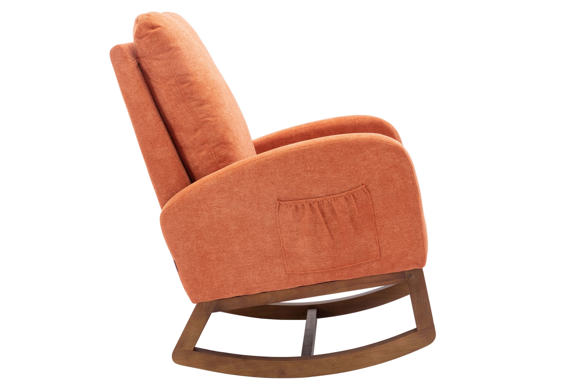 Homrest retro upholstered rocking chair