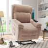 Power Lift Chair Soft Fabric Recliner Living Room Sofa Chair, Beige