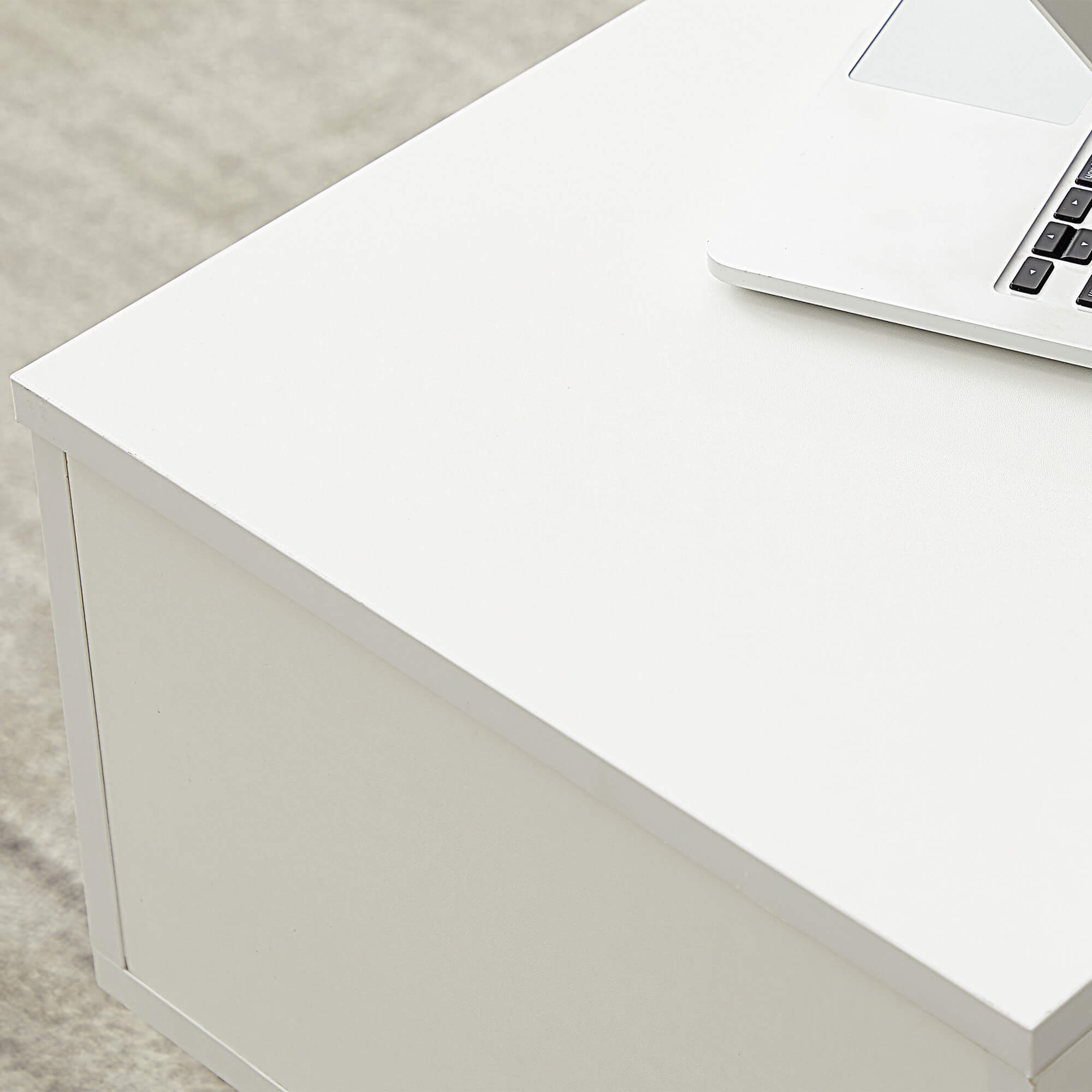 Homrest 43.3" Lift Top Coffee Table with Hidden Compartment and Adjustable Storage Shelf Wood Dinning Table (White)