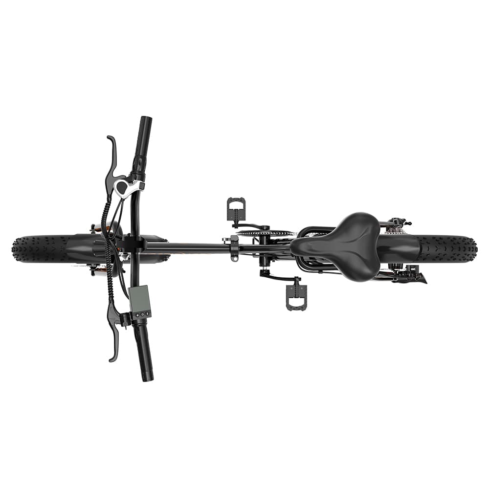 Homrest 20" Folding Electric Bike Ebike Bicycle 500W Motor Fat Tire With 36V/13Ah Removable Li-Battery