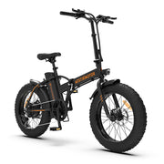 Homrest 20" Folding Electric Bike Ebike Bicycle 500W Motor Fat Tire With 36V/13Ah Removable Li-Battery