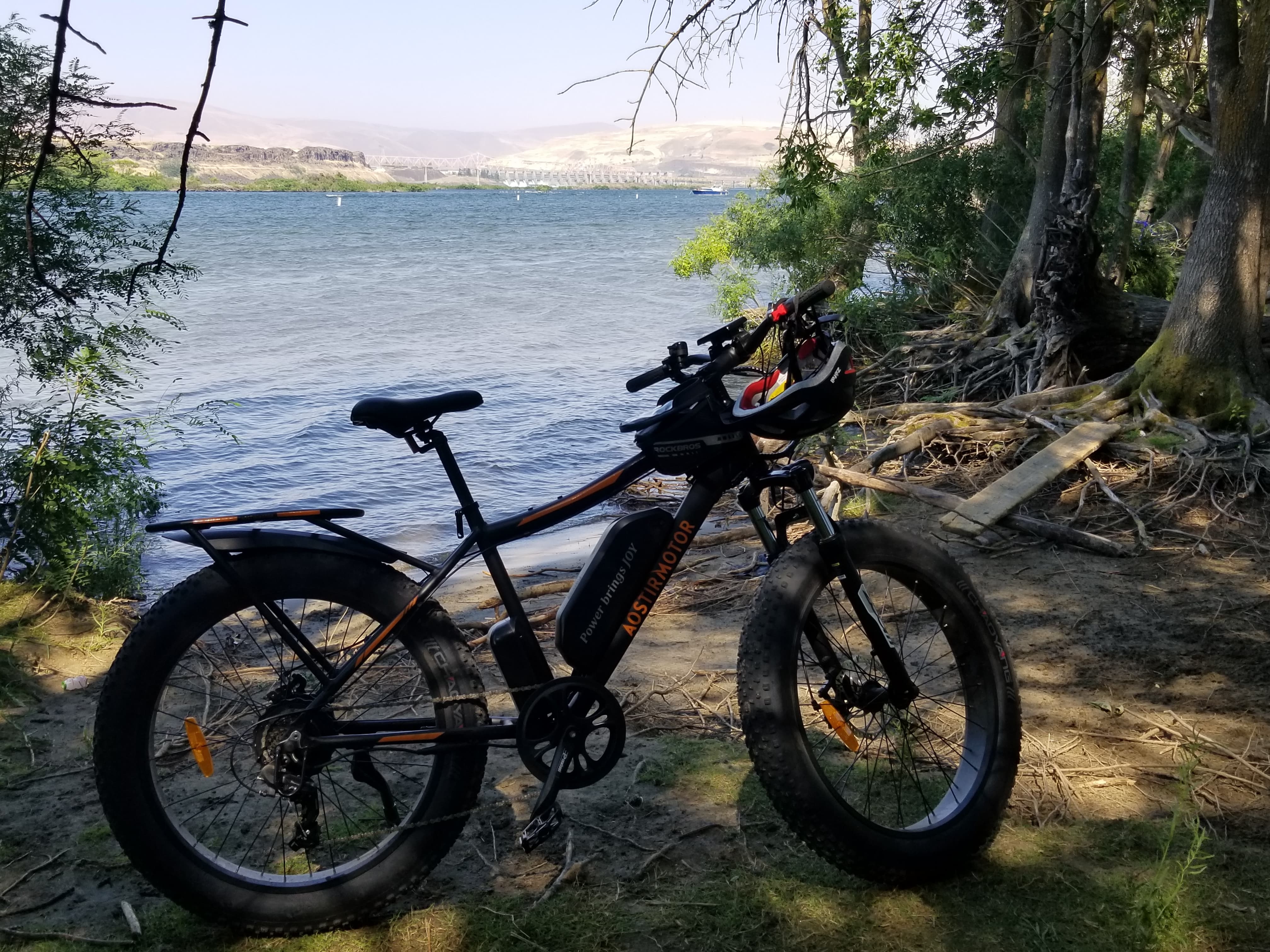 Homrest 26" Electric Bike Ebike Bicycle 750W Motor Fat Tire With P7 48V 13AH Removable Li-Battery (Black)