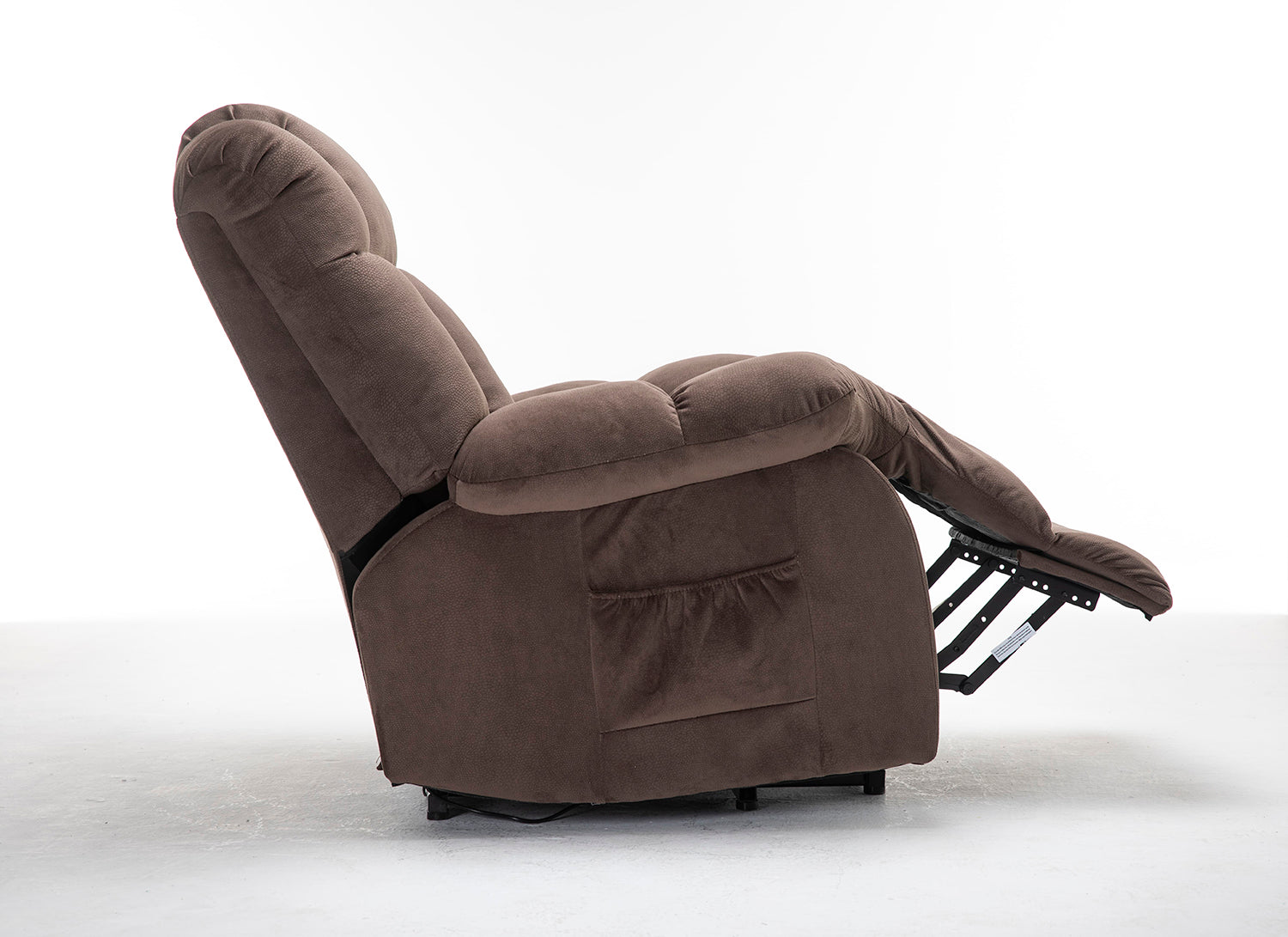  Power Lift Recliner Chair for Elderly- Heavy Duty and Safety Motion Reclining Mechanism-Fabric Sofa Living Room Chair, Coffee | Homrest Furniture