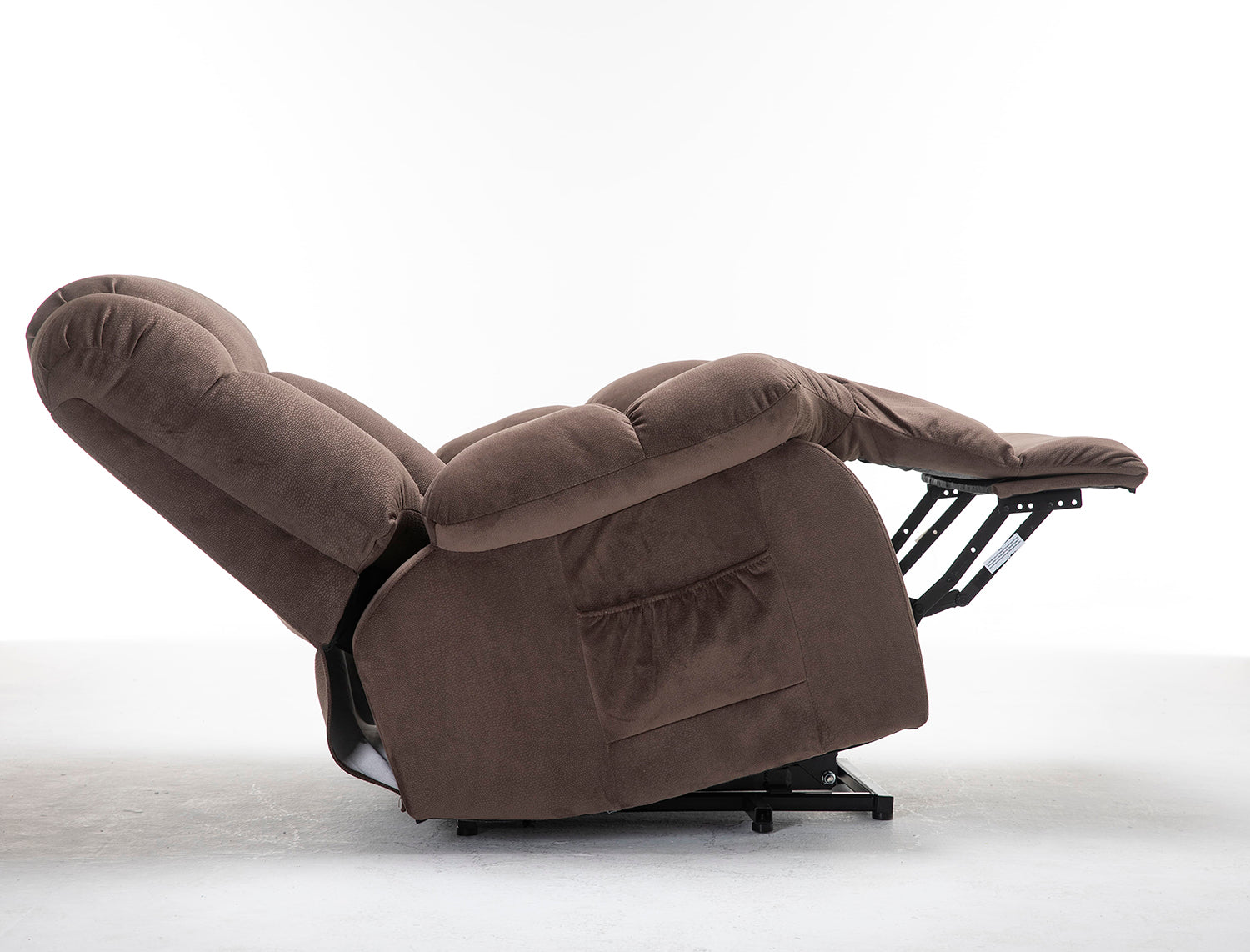  Power Lift Recliner Chair for Elderly- Heavy Duty and Safety Motion Reclining Mechanism-Fabric Sofa Living Room Chair, Coffee | Homrest Furniture