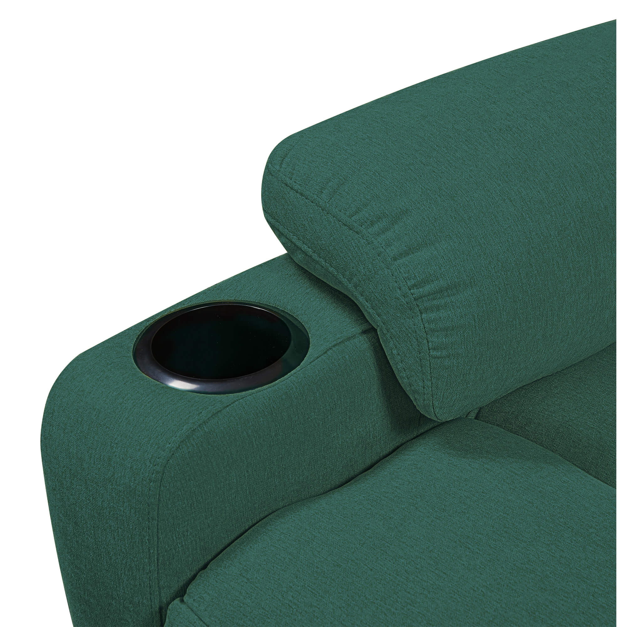  Power Lift Recliner Chair with Massage and Heat for Elderly Electric Recliner Lift Chair with 2 Side Pockets, Cup Holders, USB Port for Living Room, Green | Homrest Furniture