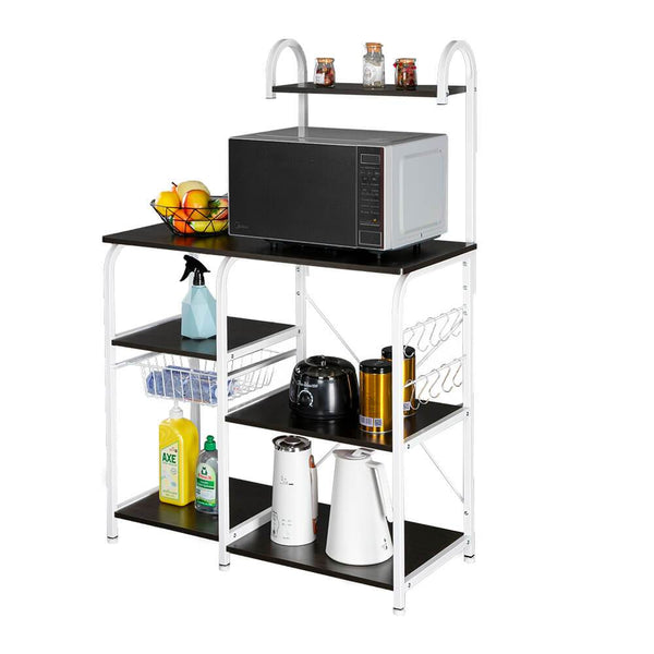 Homrest 4-Tier Kitchen Baker's Rack Storage Cart Workstation Shelf