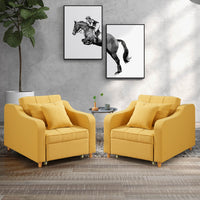 Set of 2<br>Yellow