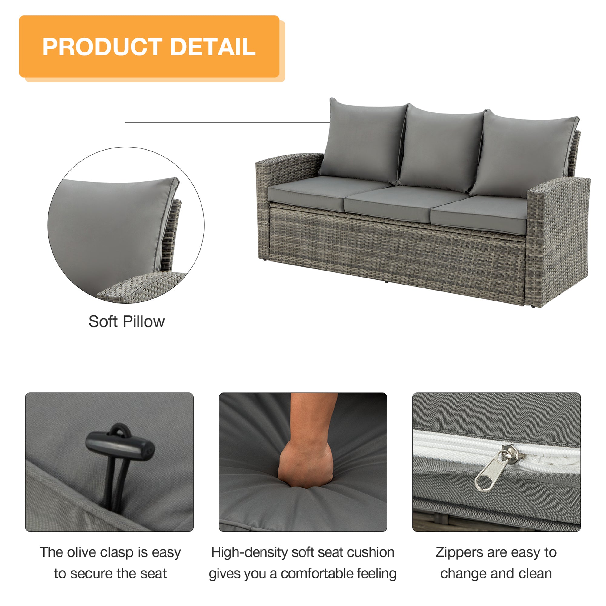 Comfortable, durable and water-proof