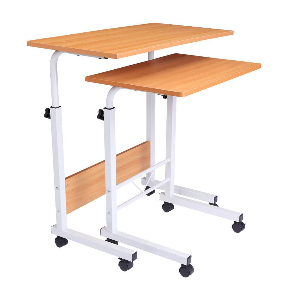 Portable Computer Desk Laptop Table Brown L