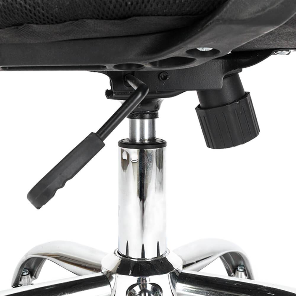 Mesh Back Gas Lift Adjustable Office Swivel Chair Black