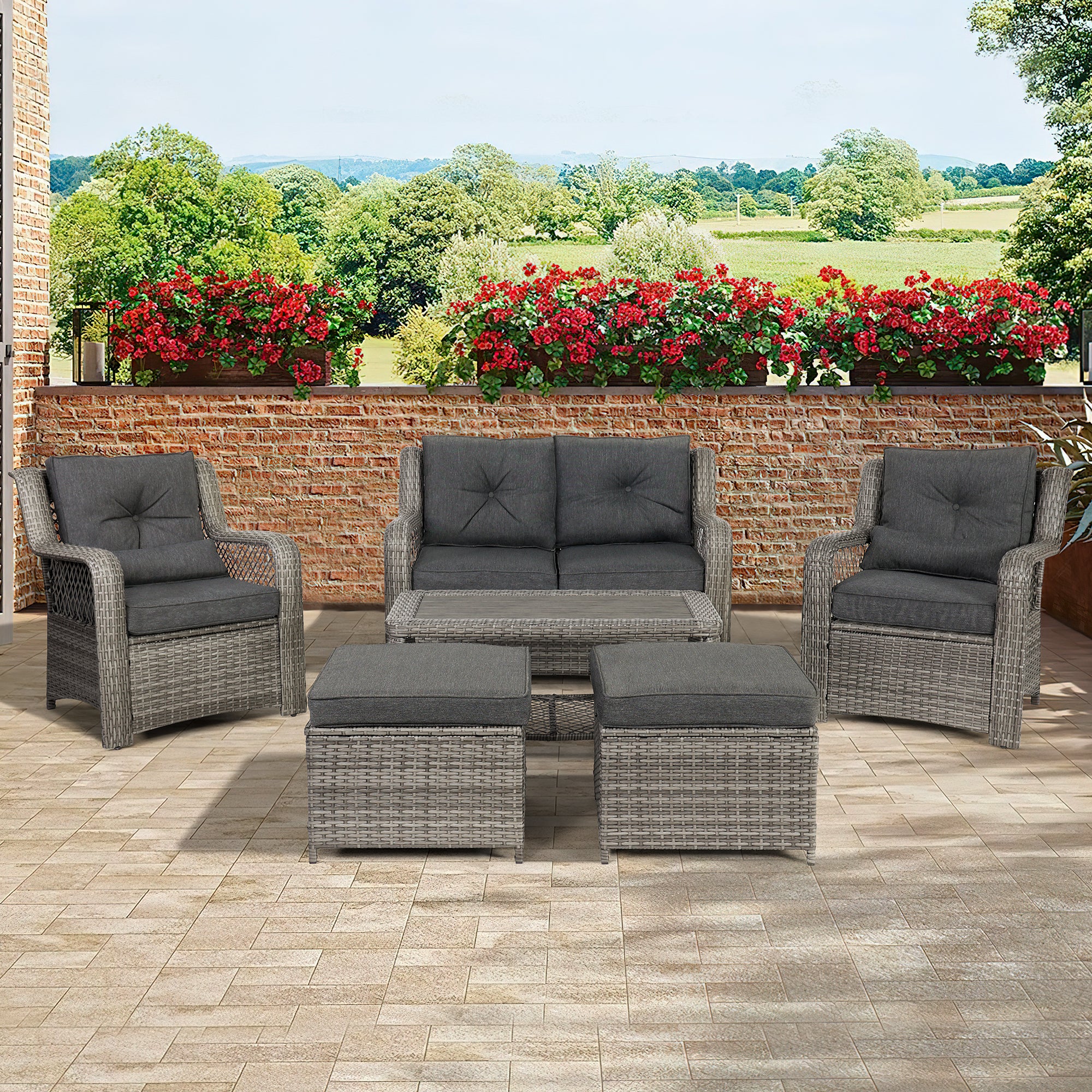 6-pieces-rattan-outdoor-patio-conversation-sets-sectional-with-ottoman-love-seat-gray