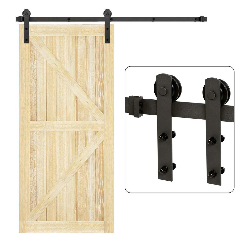 6ft Sliding Barn Door Hardware Kit Single Door Track Kit